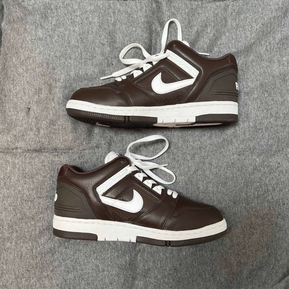 Nike Other - Nike Supreme SB Air Force 2 Low Brown/White – Men’s Size 8